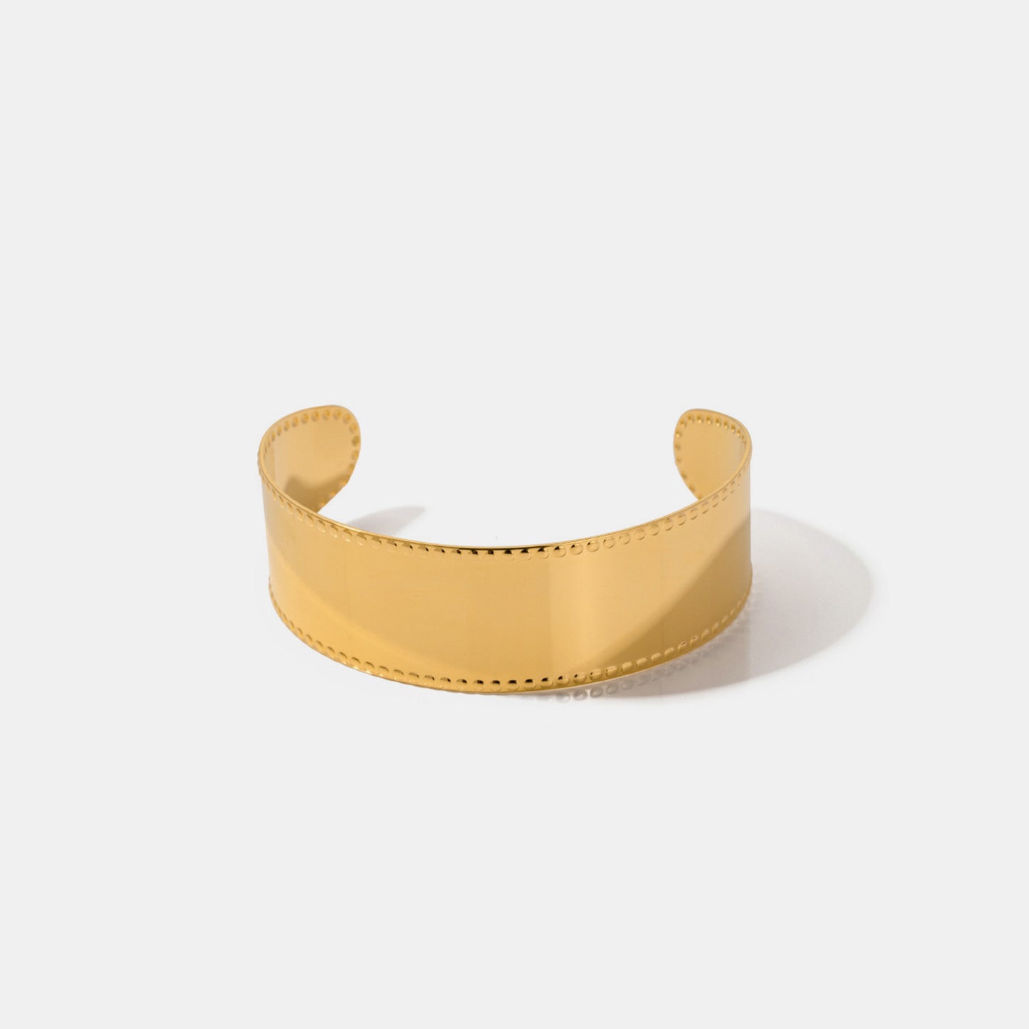 18K Gold-Plated Stainless Steel Bracelet - Gold Spiral