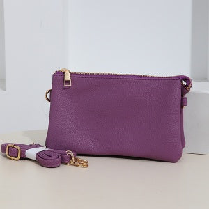 👜💃💖 Glamour Girl Compartment Zip Crossbody Bag(assorted colors available)✨💃 ps/tt/jj