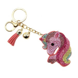 🦄💖 Sparkle Unicorn Backpack Charm/Keychain💖🦄/jj
