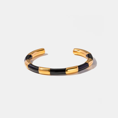 18K Gold-Plated Stainless Steel Bracelet - Gold Spiral